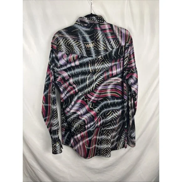 Roper Rodeo Multi-Colour & Patterned Western Cowboy Men's Size Large - Picture 5 of 8